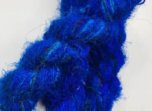 Recycled Sari Silk Yarn Prime - Indigo