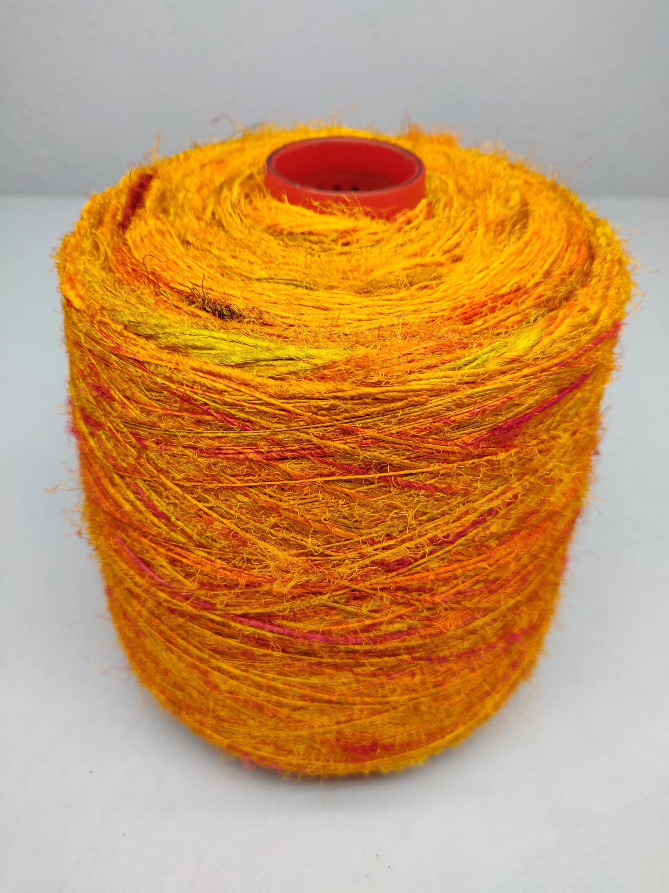 Recycled Sari Silk Yarn Prime - Orange