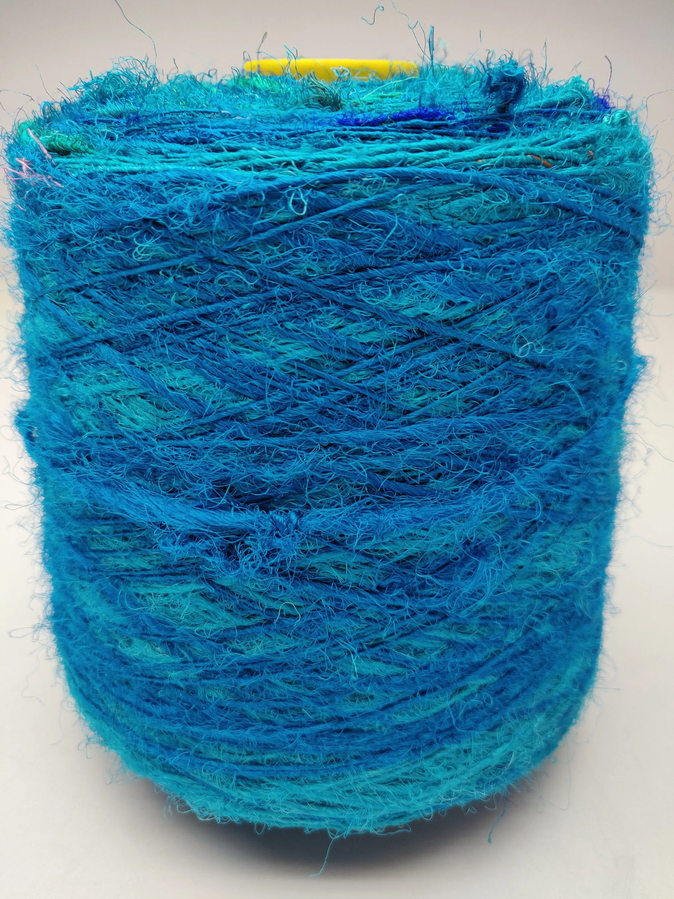Recycled Sari Silk Yarn Prime - Sea Blue