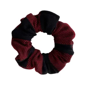 Red and Black Buffalo Plaid Cozy Scrunchie