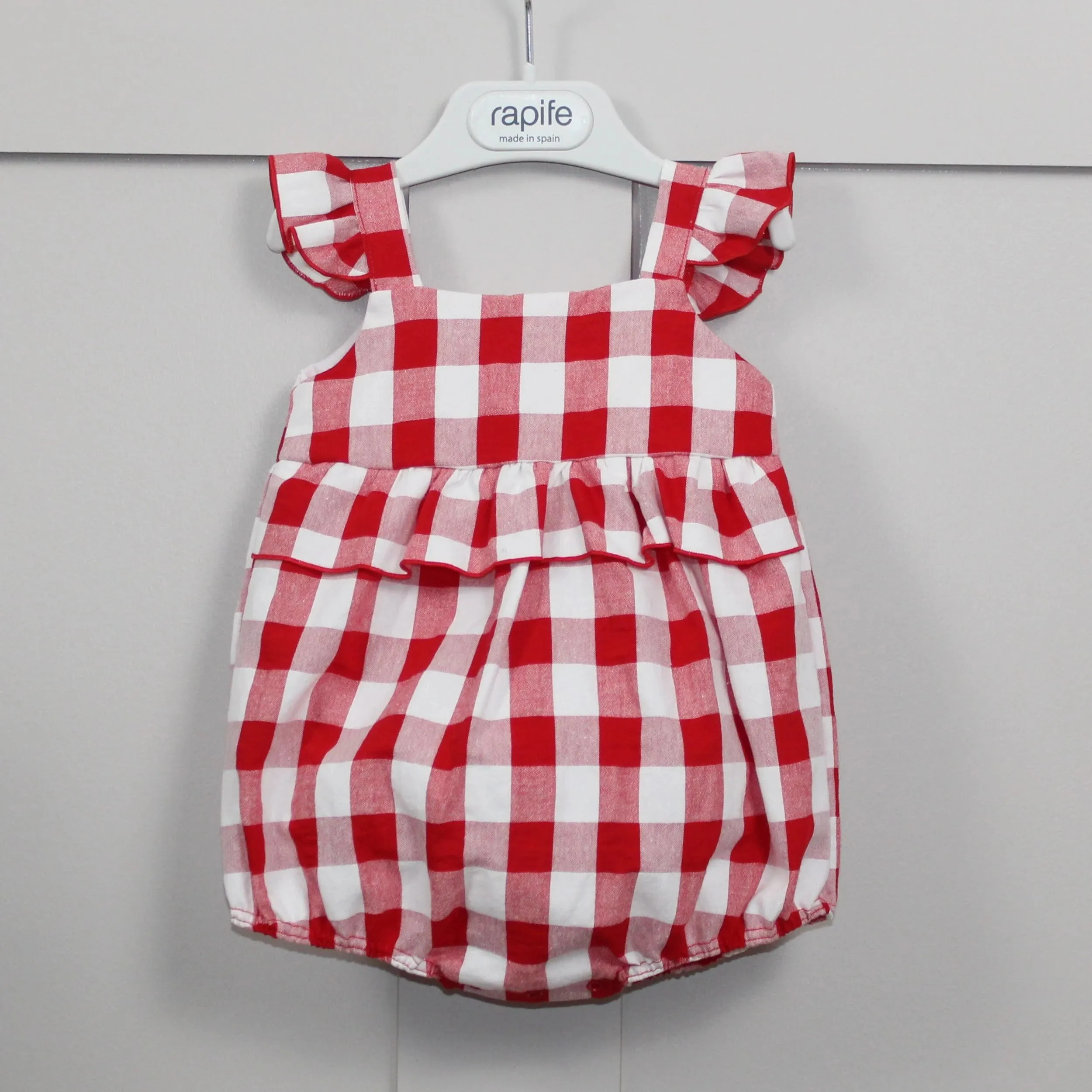 Red Check Romper