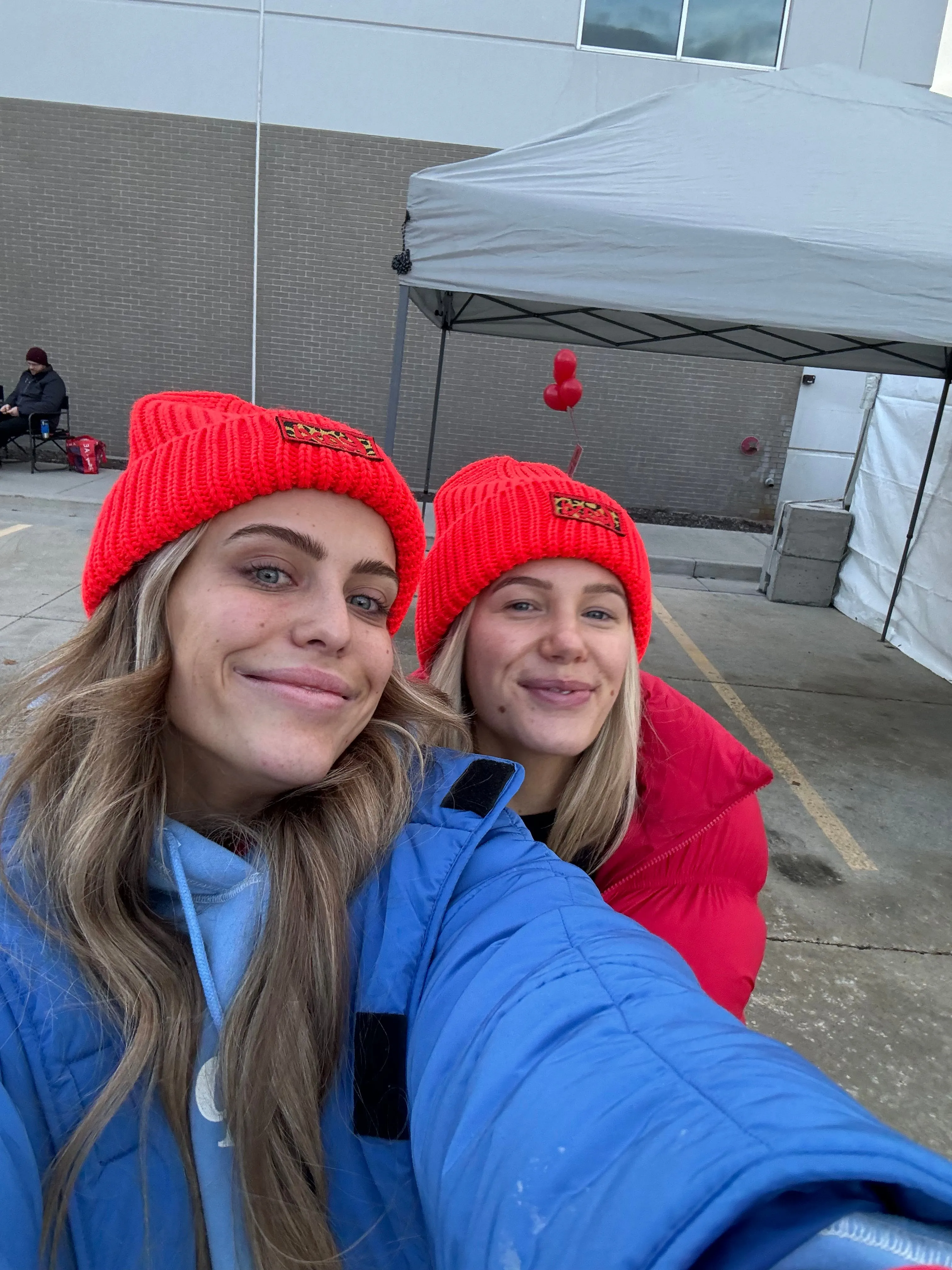 RED CHEETAH BEANIE