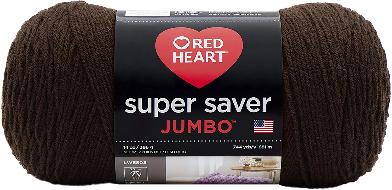 RED HEART Super Saver Jumbo Yarn, 14 Ounce, Various Colors