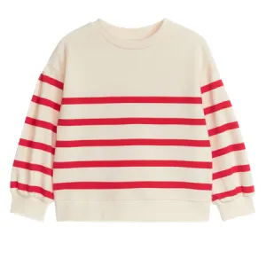 Red Stripe Relaxed Fit Jumper