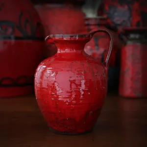 Red Textured Pitcher