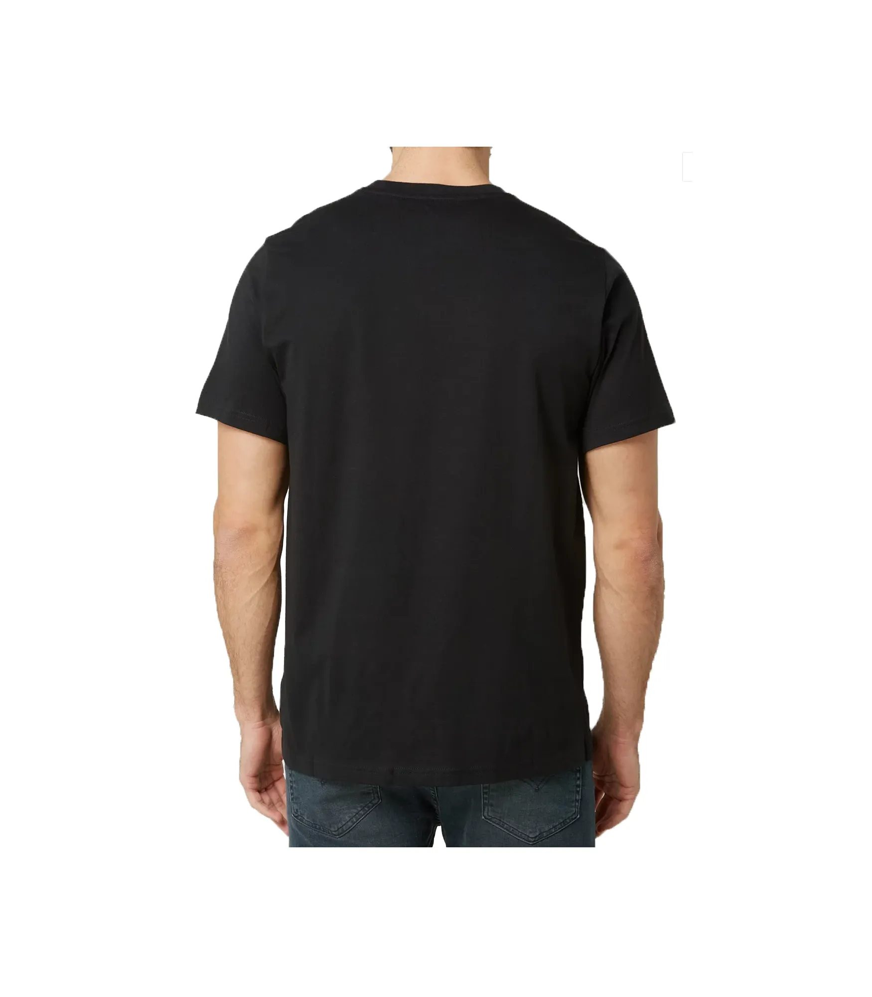 Relaxed Graphic Tee 90'S Serif Logo - Black
