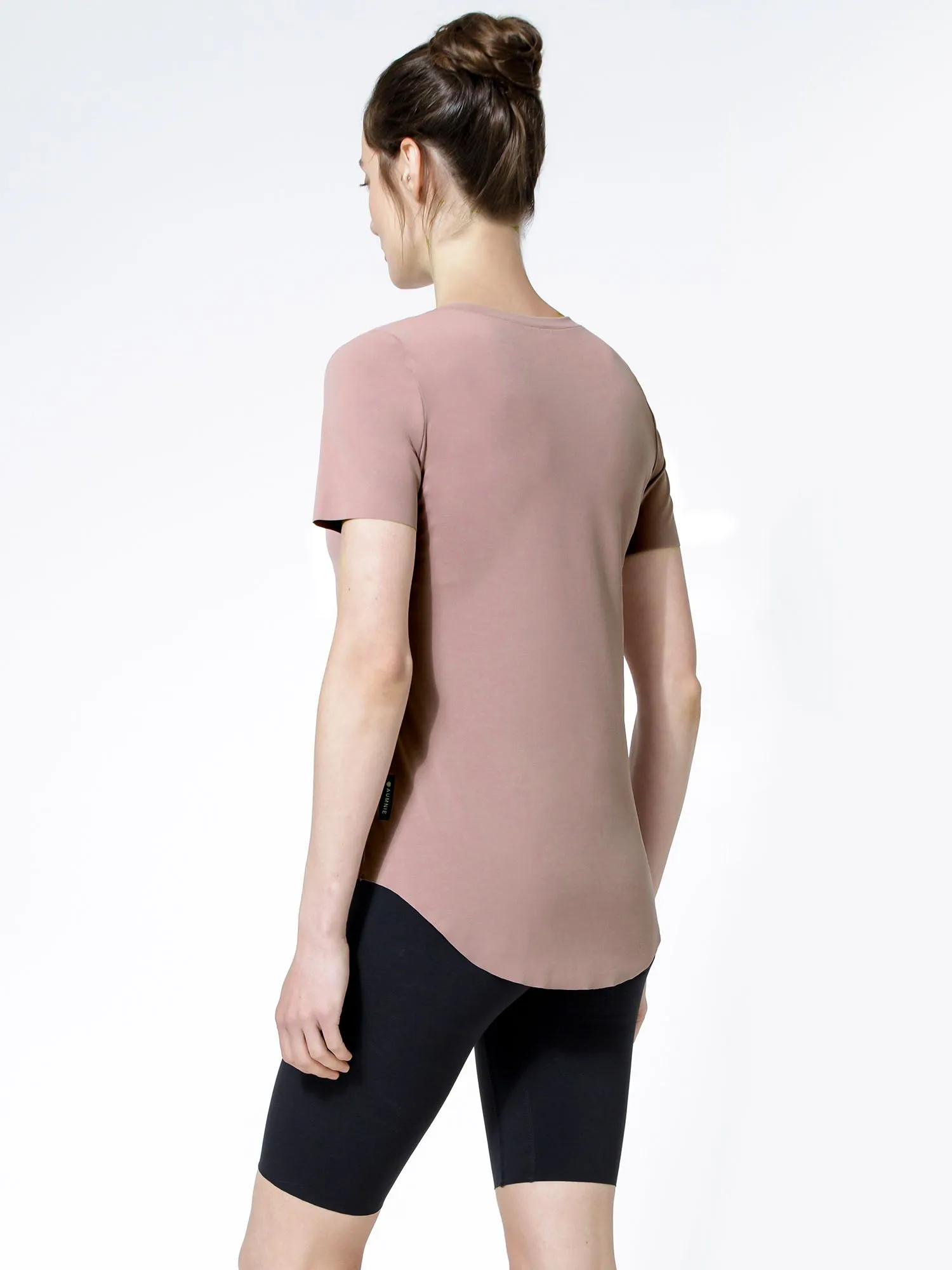 RELAXED NUDE TEE, ASH MAUVE