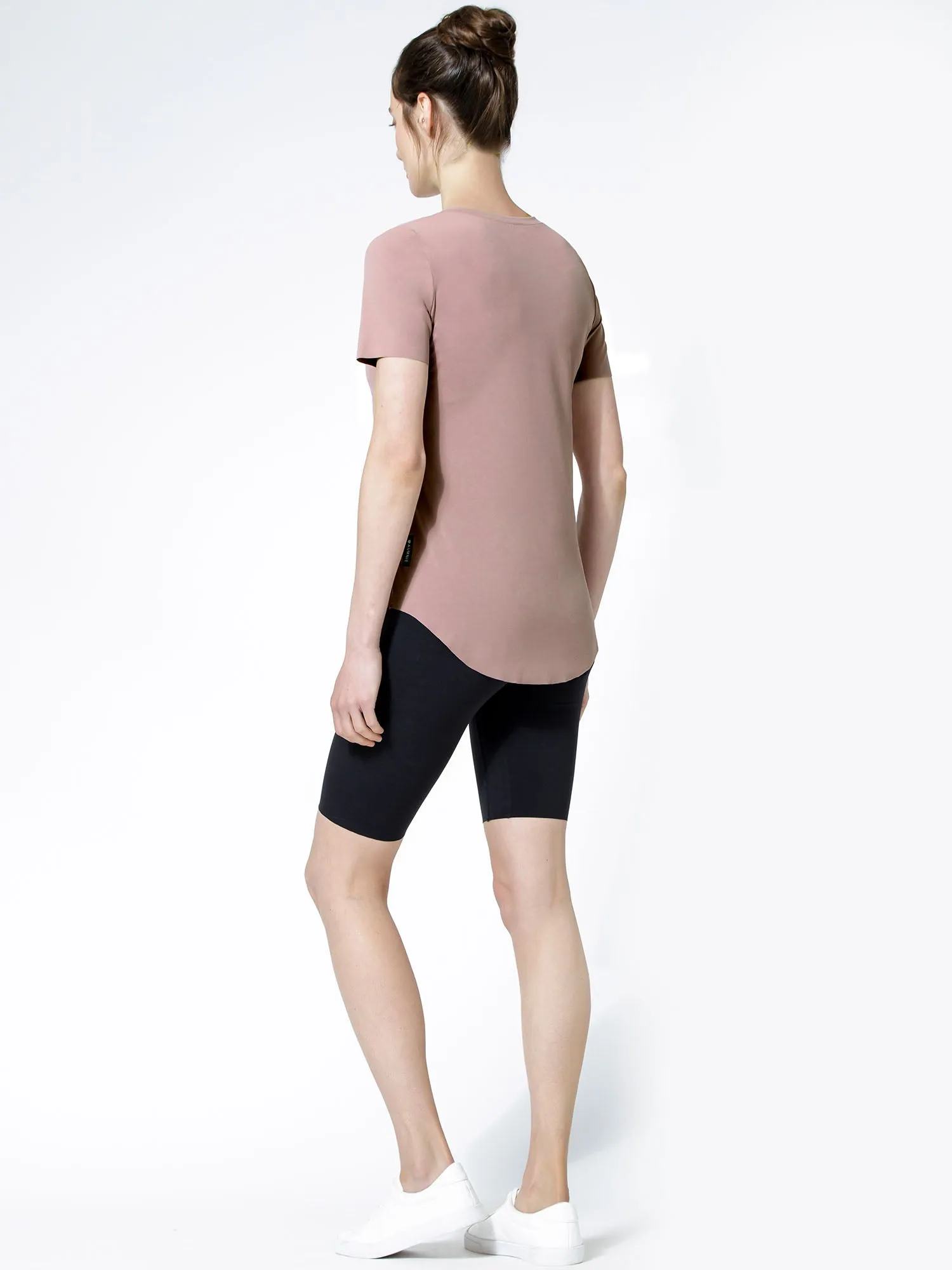 RELAXED NUDE TEE, ASH MAUVE