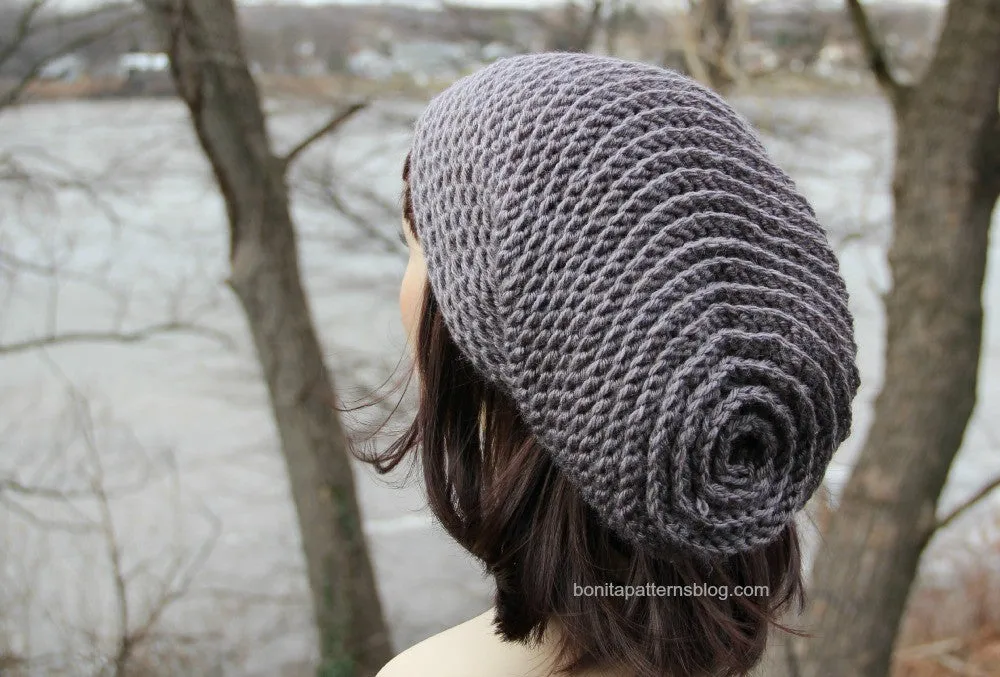 Reversible Textured Slouch PDF Pattern
