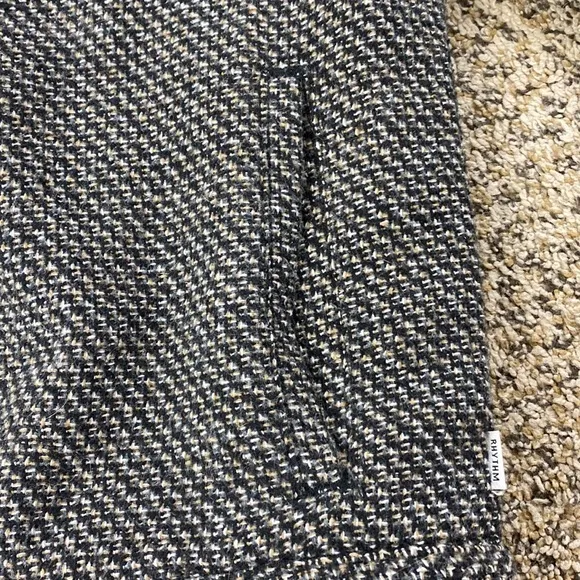 Rhythm Sherpa Lined Knit Trucker Jacket