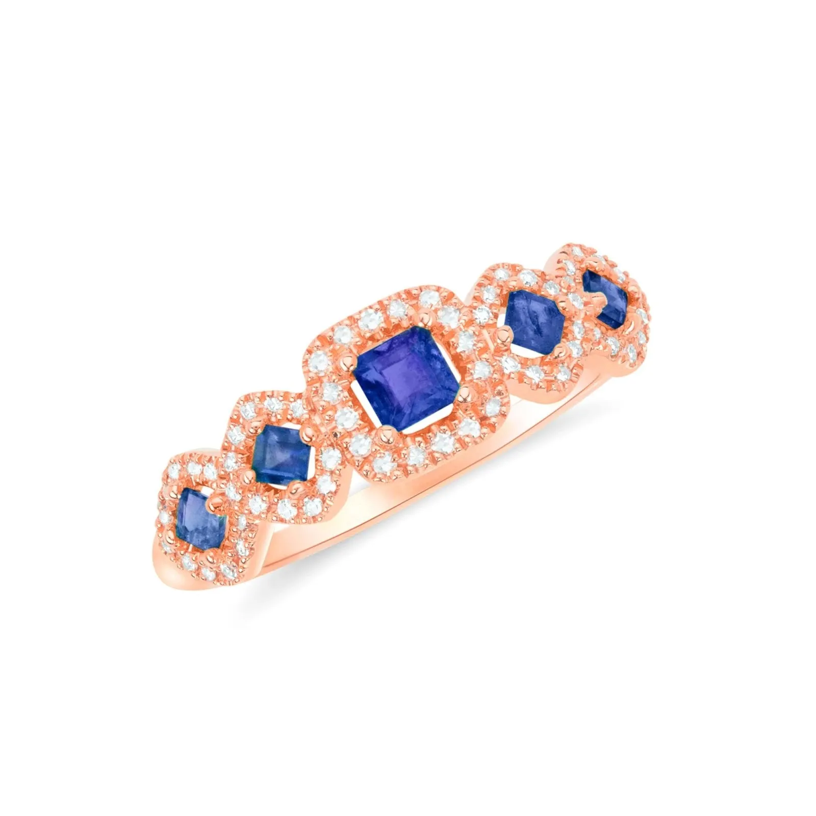 Rich Swiss Blue Topaz Ring