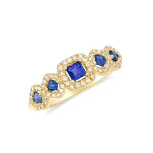 Rich Swiss Blue Topaz Ring