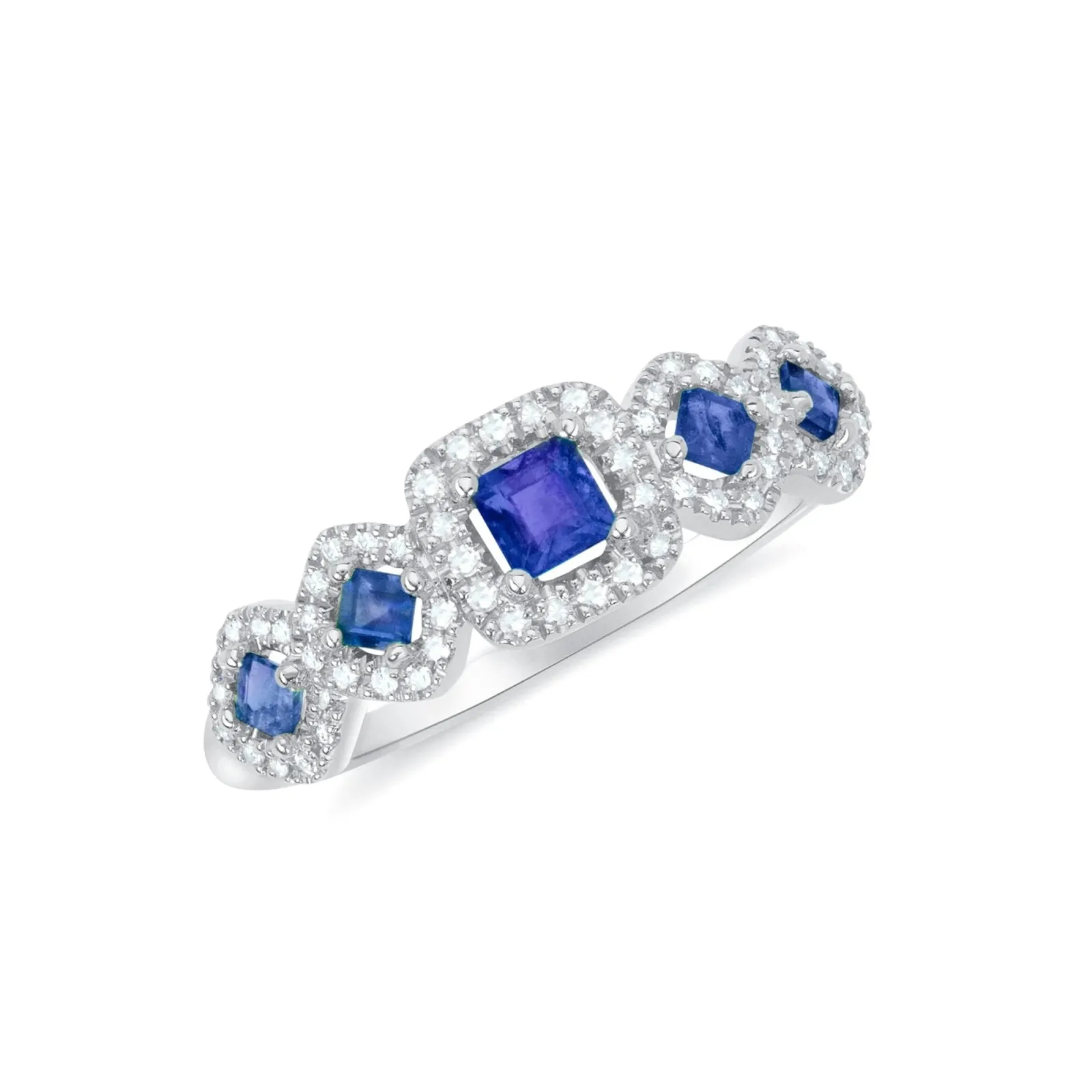 Rich Swiss Blue Topaz Ring