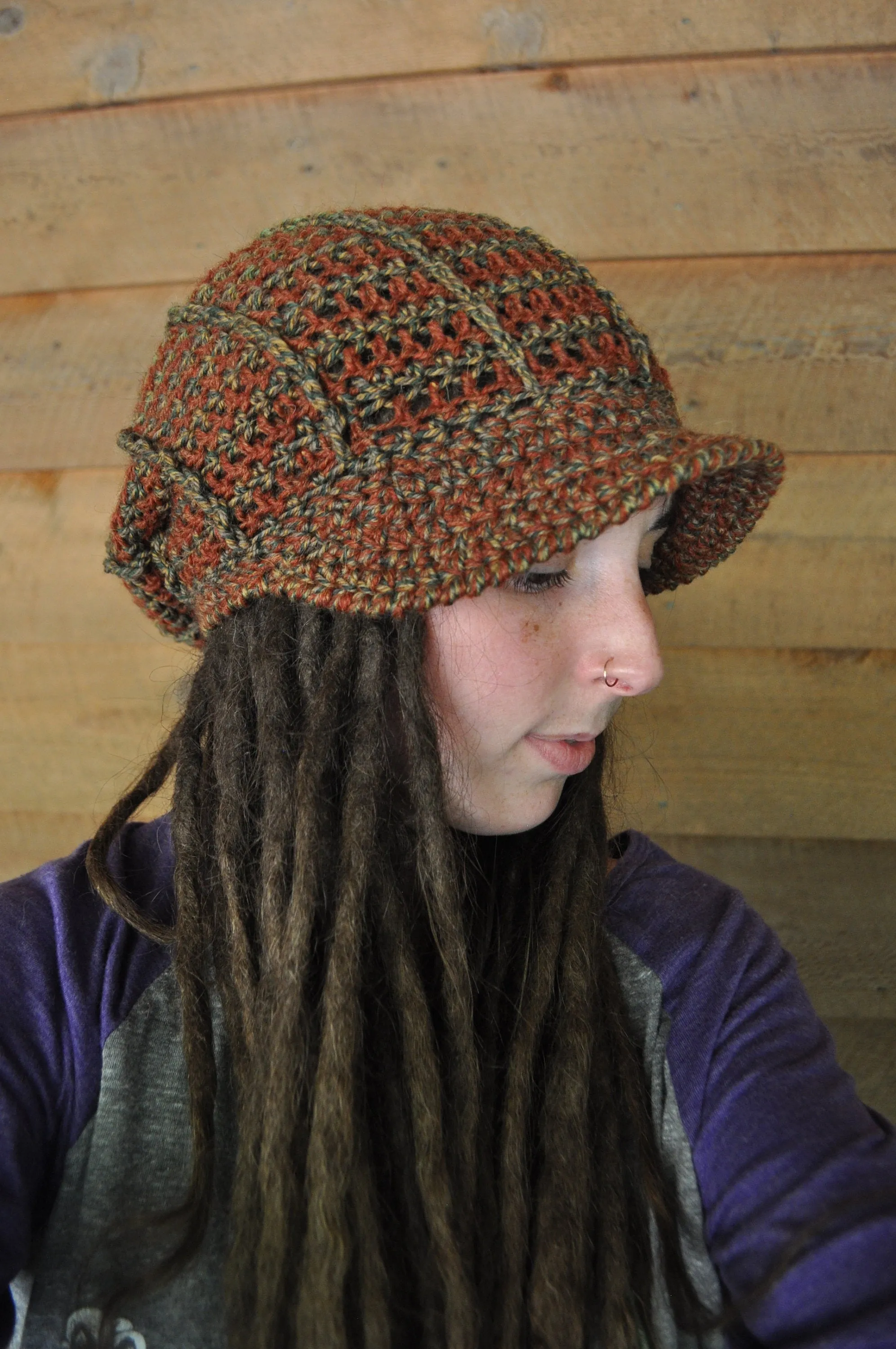 Ridgeline Peaked Slouchy Hat - Crochet Pattern