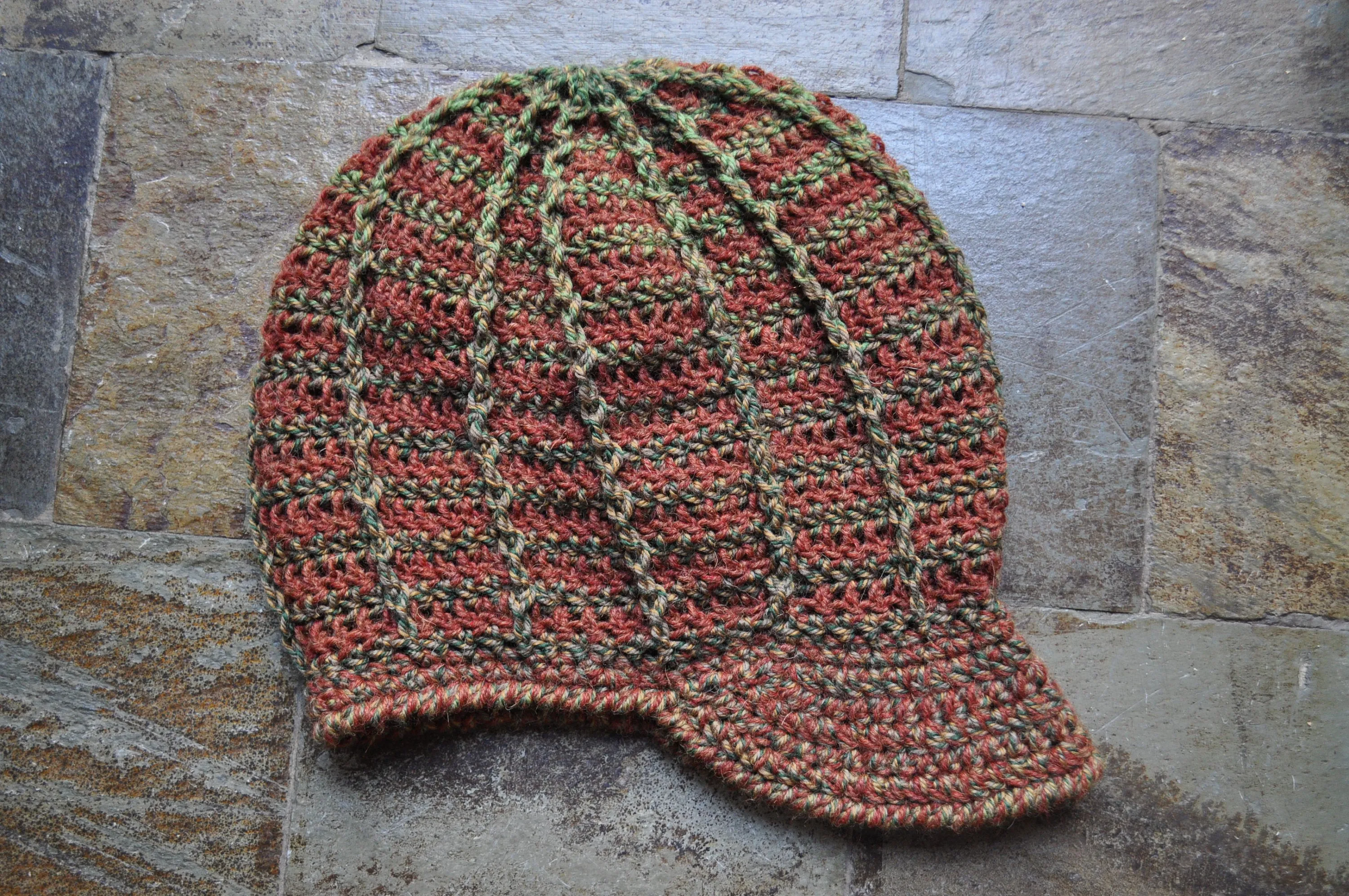 Ridgeline Peaked Slouchy Hat - Crochet Pattern