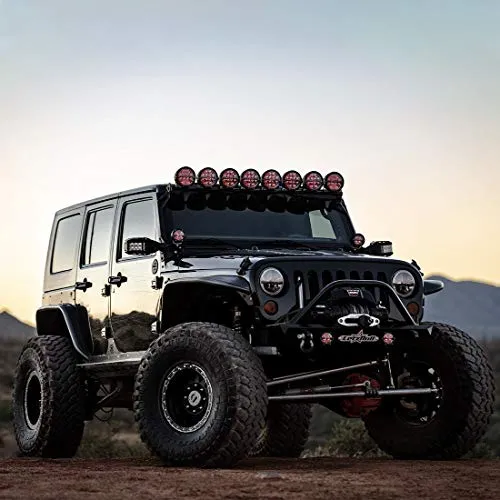 RIGID 360-SERIES 4 INCH LED OFF-ROAD SPOT BEAM AMB BACKLIGHT|PAIR