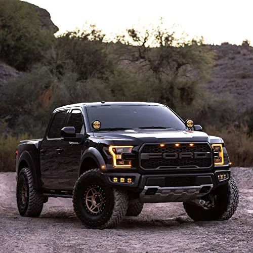 RIGID 360-SERIES 4 INCH LED OFF-ROAD SPOT BEAM AMB BACKLIGHT|PAIR