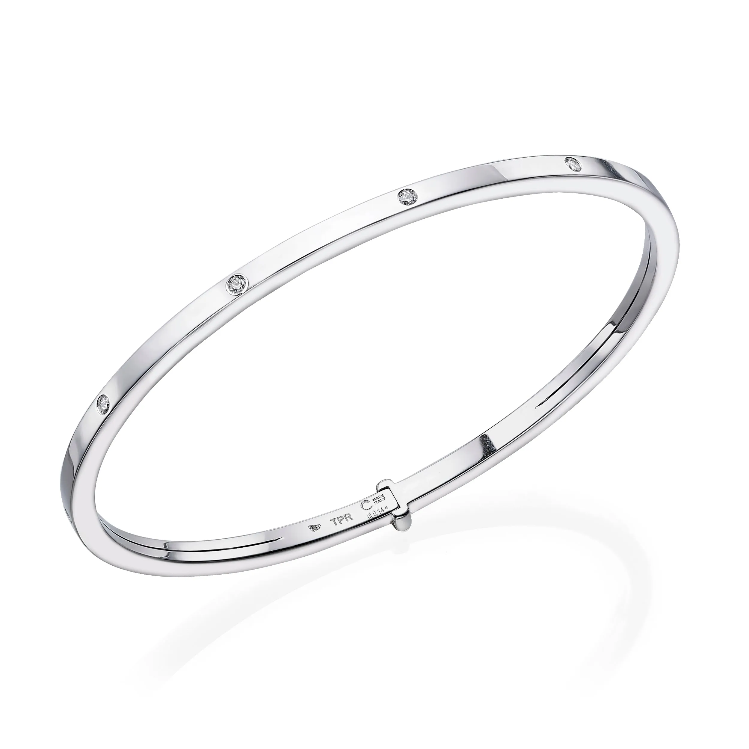 Rigid Diamond Bangle