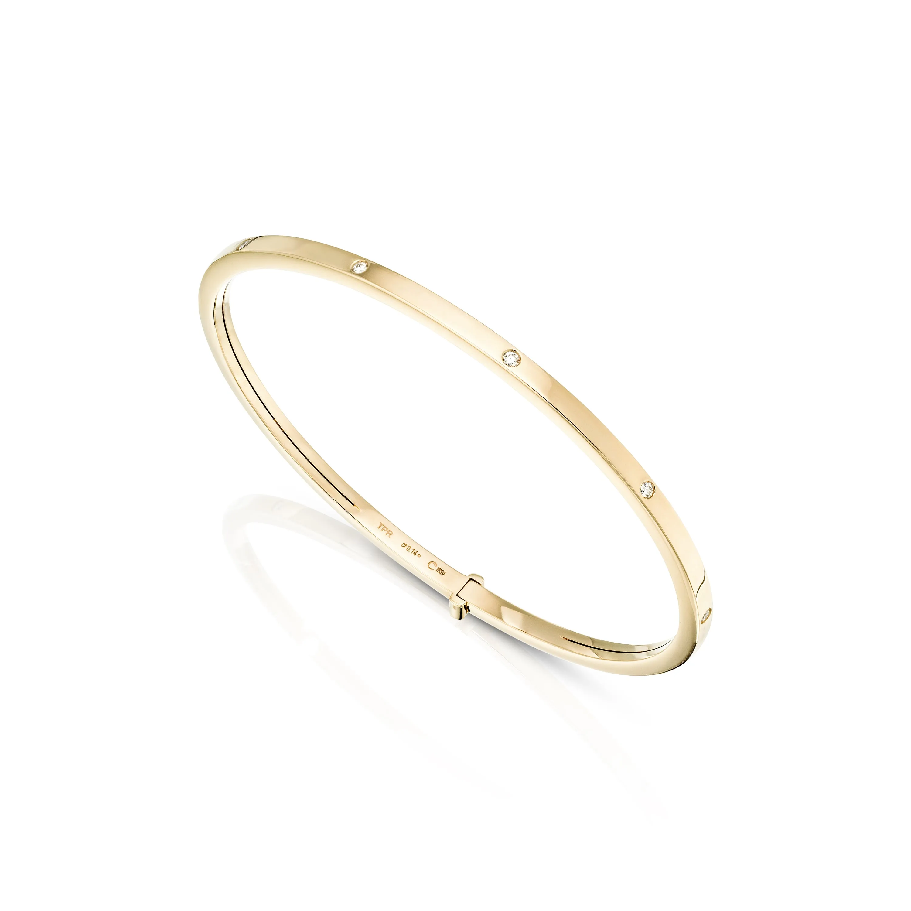 Rigid Diamond Bangle