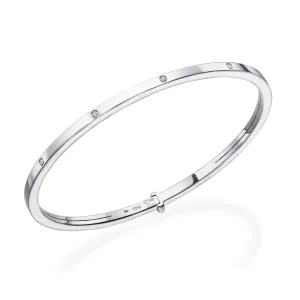 Rigid Diamond Bangle