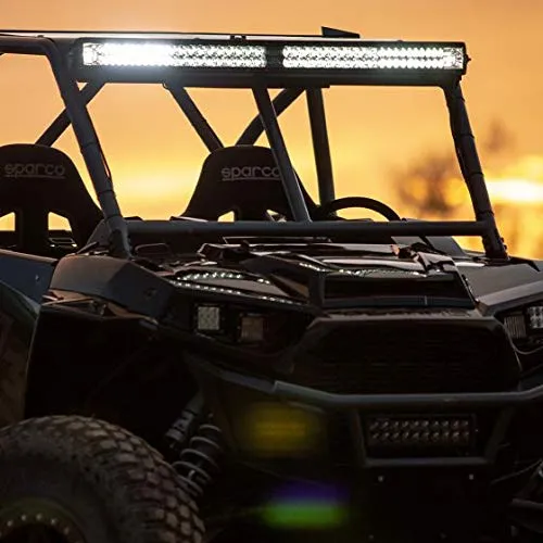 Rigid Industries 260413 Adapt E-Series Led Light Bar 20 Inch - Has Built in GPS Guided Adapt Mode Lighting or 3 Optic Zones - Scene, Driving, Spot Beams.