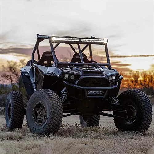 Rigid Industries 260413 Adapt E-Series Led Light Bar 20 Inch - Has Built in GPS Guided Adapt Mode Lighting or 3 Optic Zones - Scene, Driving, Spot Beams.