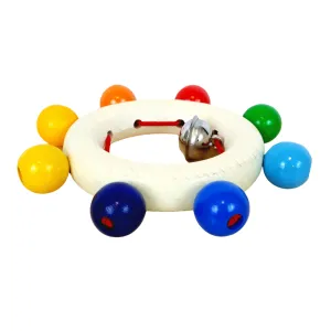 Rigid Rainbow Ring Rattle