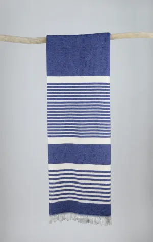 RIMINI DENIM BLUE TURKISH TOWEL