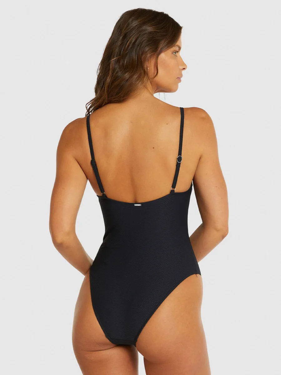 Rococco Tank One Piece in Black