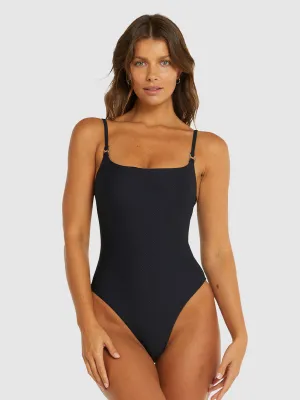 Rococco Tank One Piece in Black