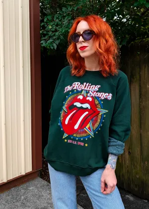 Rolling Stones 1981 US Tour Raglan Crew Sweatshirt