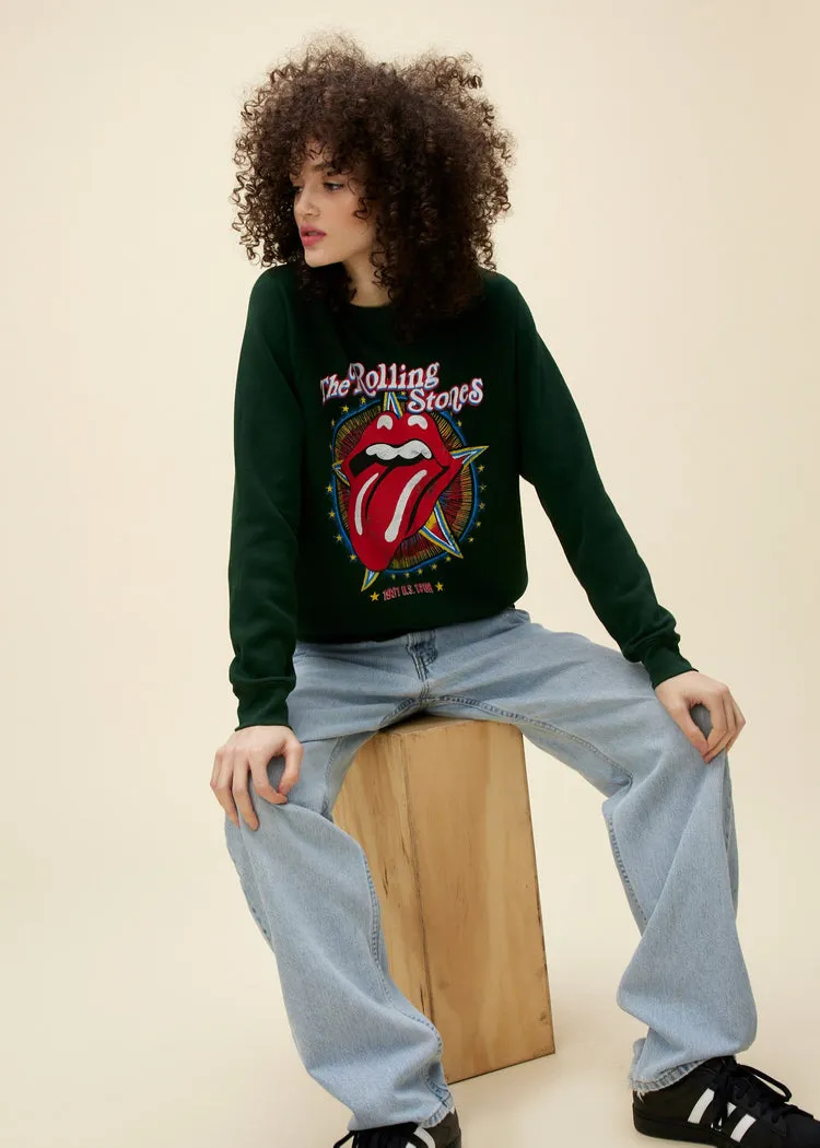 Rolling Stones 1981 US Tour Raglan Crew Sweatshirt