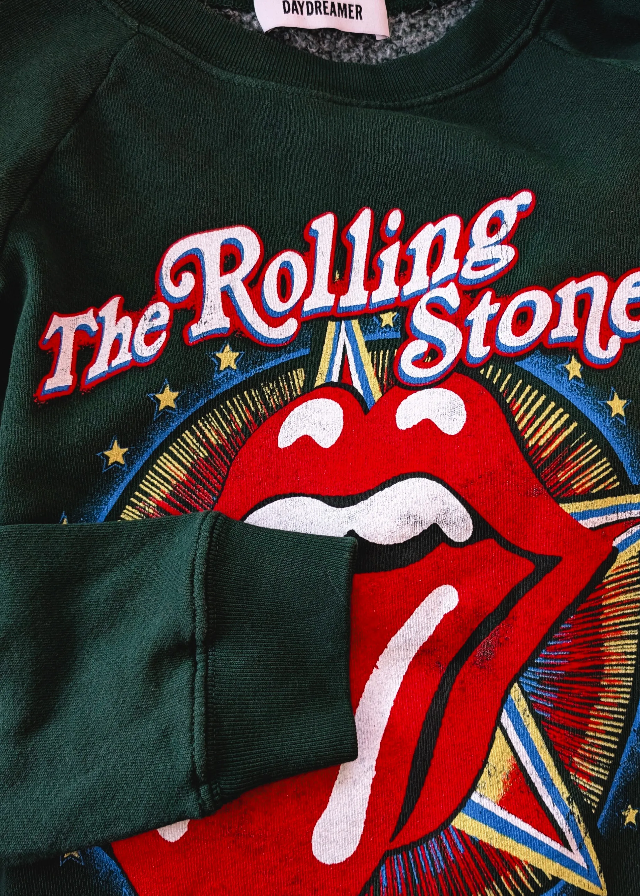 Rolling Stones 1981 US Tour Raglan Crew Sweatshirt