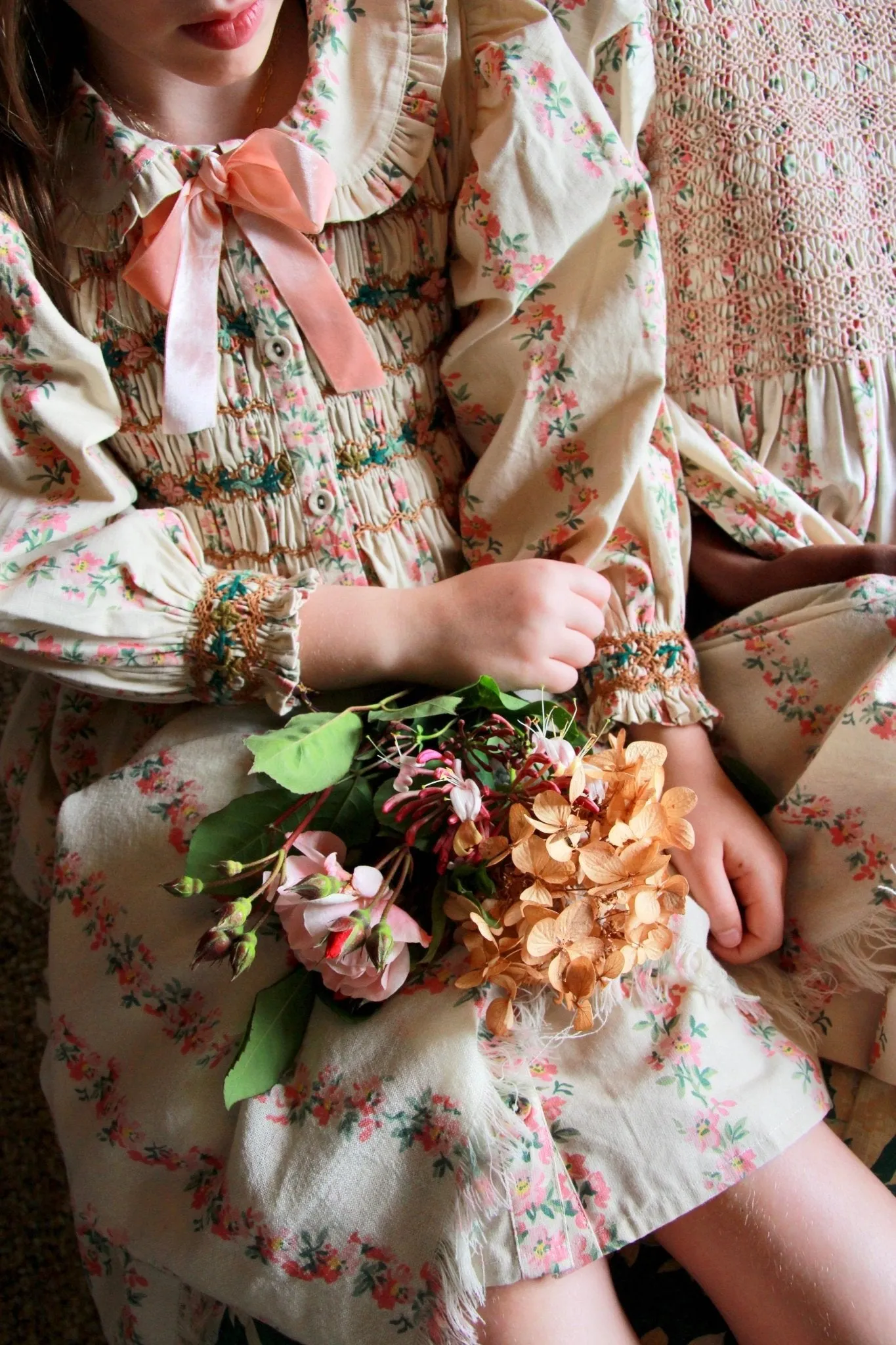 Romantic Long Tunique in Farandole Flowers by Bonjour