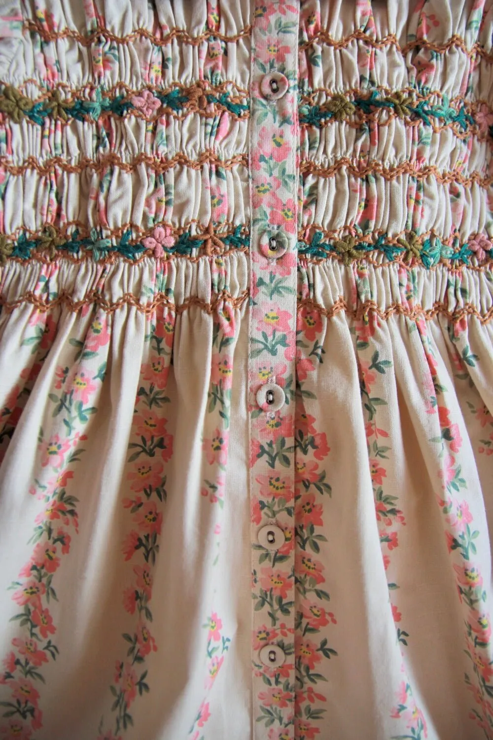 Romantic Long Tunique in Farandole Flowers by Bonjour