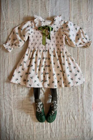Romantic Long Tunique in Hazelnut Flowers by Bonjour