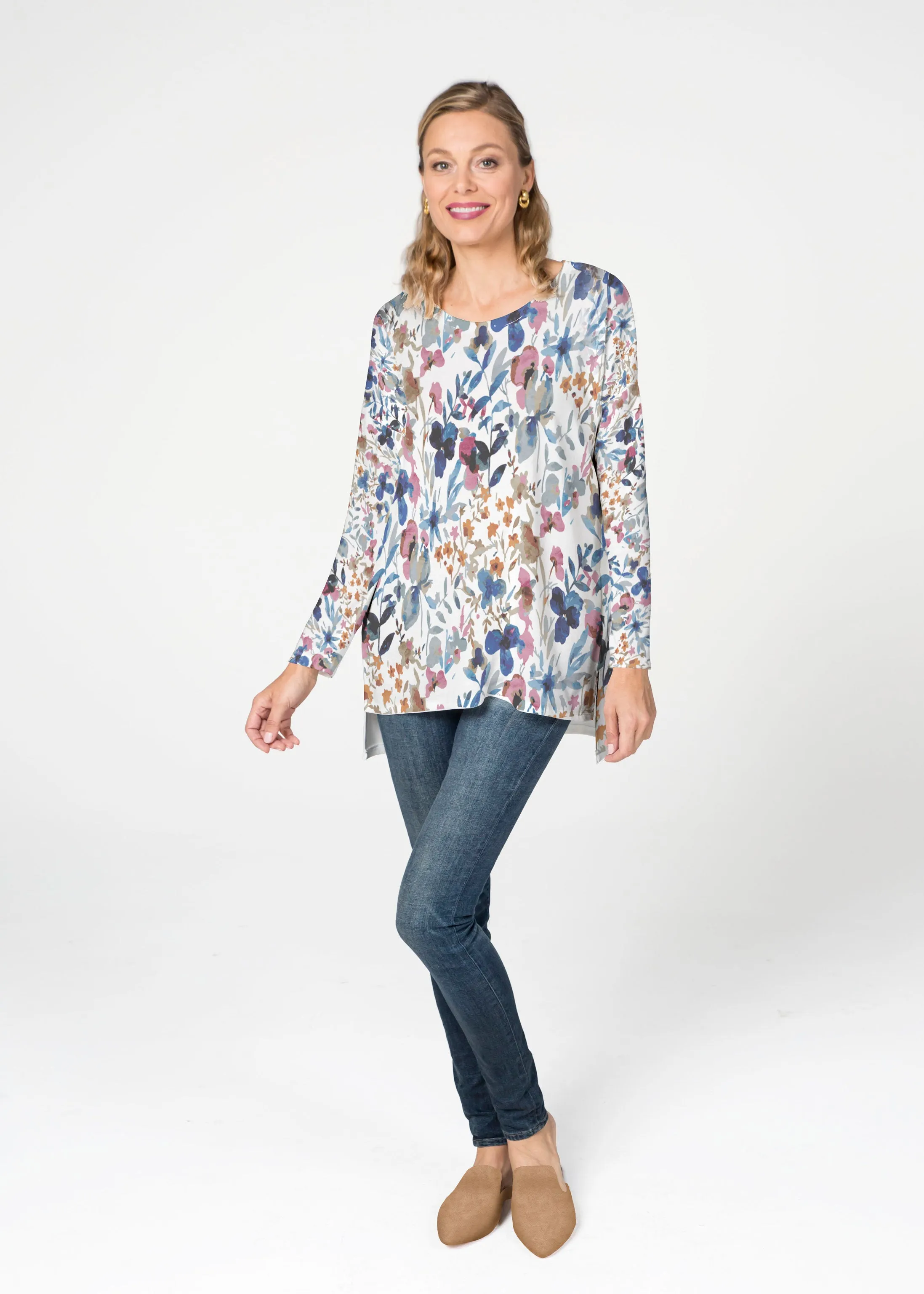 Rossa (8016) ~ Slouchy Butterknit Top