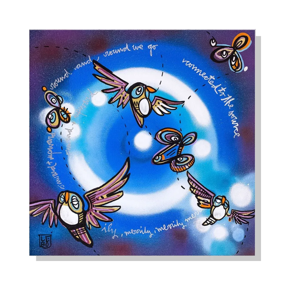 Round And Round We Go - Lebo Steel Mineral Print