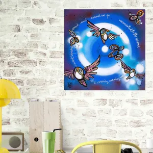 Round And Round We Go - Lebo Steel Mineral Print