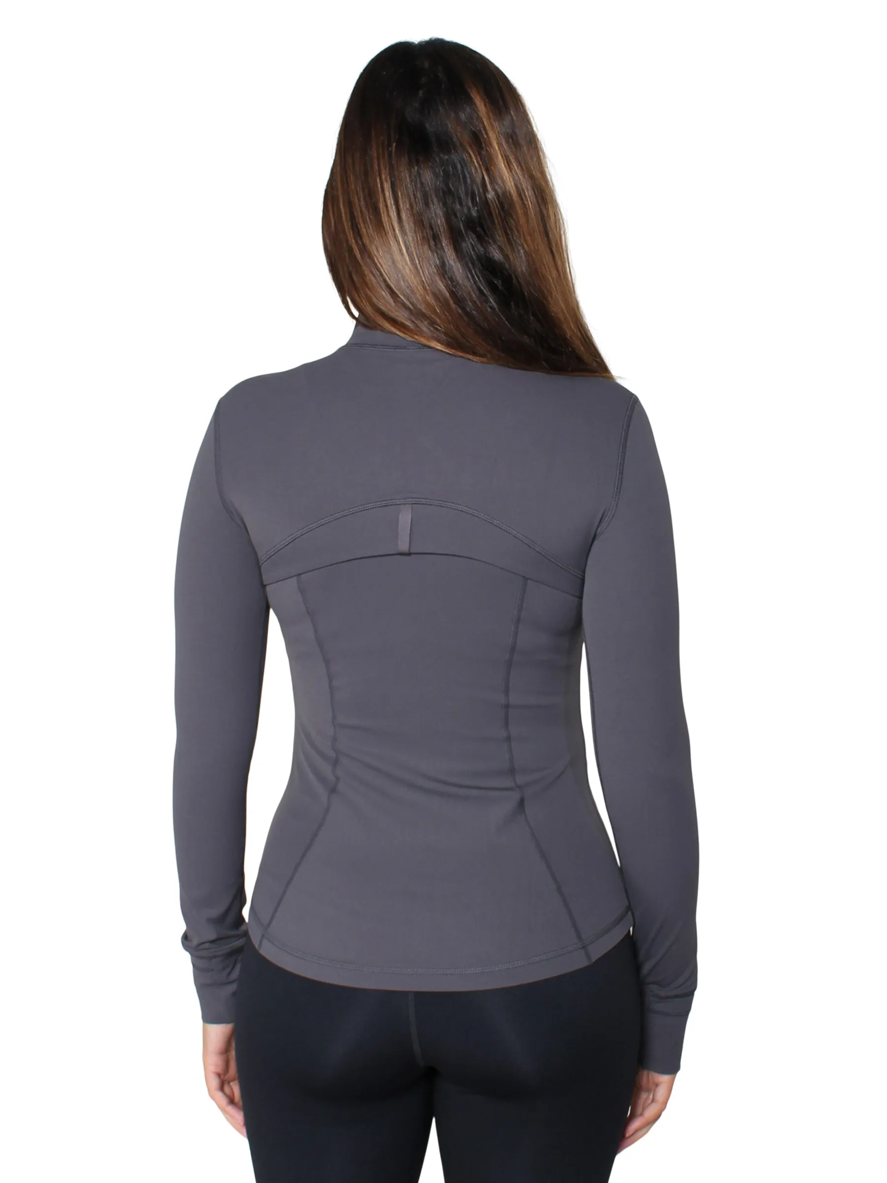 Run Free Zipper Jacket - Graphite