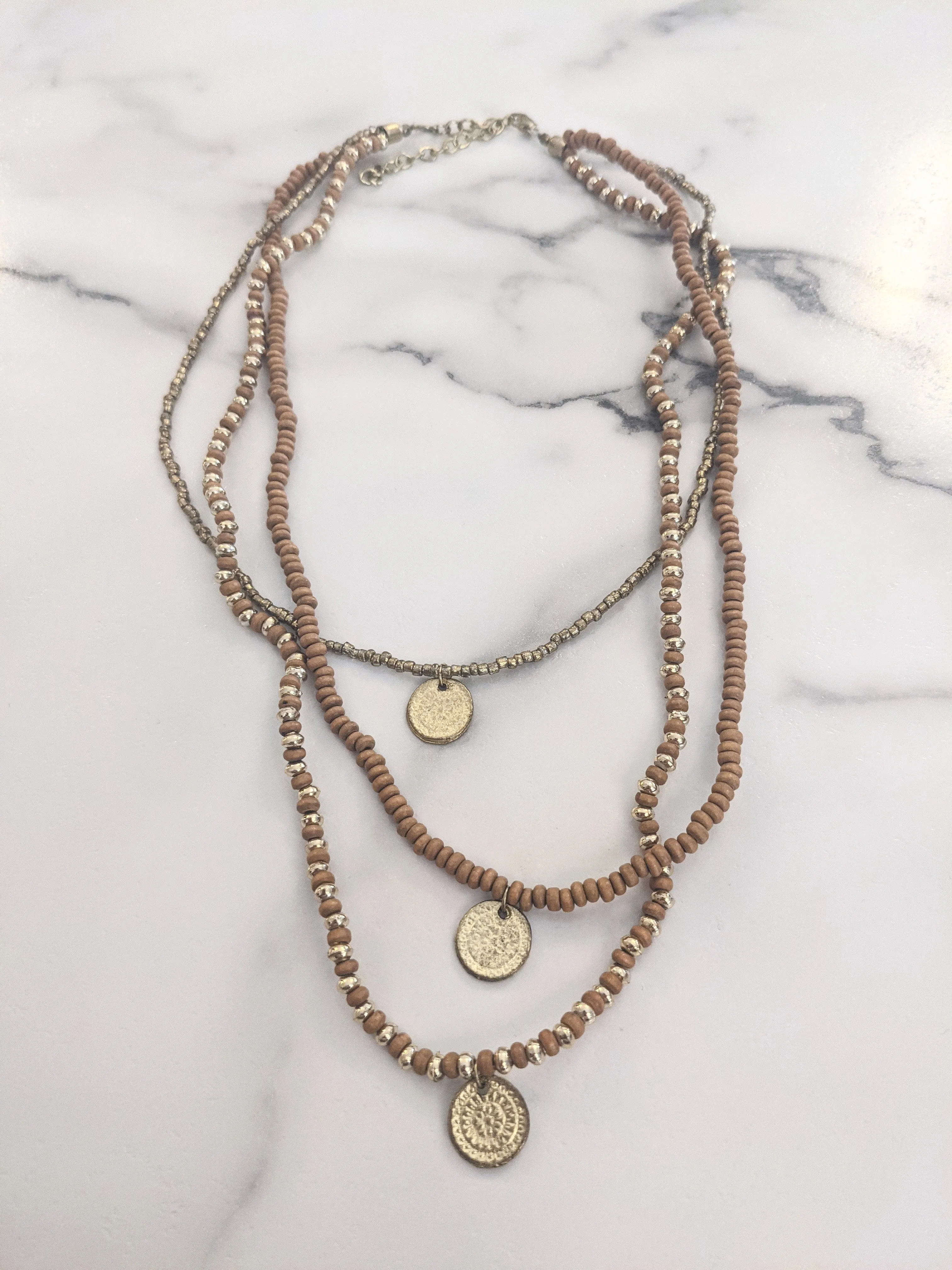 Rust Layered Necklace