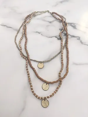 Rust Layered Necklace