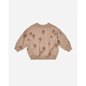 Rylee & Cru Hot Air Balloons Relaxed Sweatshirt