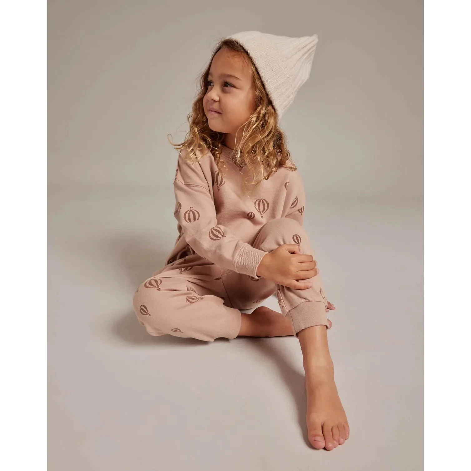 Rylee & Cru Hot Air Balloons Relaxed Sweatshirt