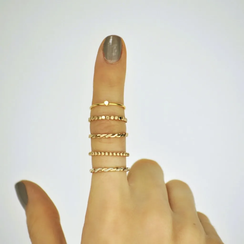 SALE-Flat Braided Ring