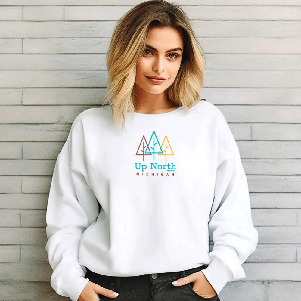 SALE "Beautiful Up North" Relaxed Fit Classic Crew Unisex Sweatshirt
