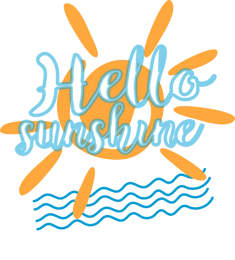 SALE "Hello Sunshine" Relaxed Fit Classic Crew Unisex Sweatshirt