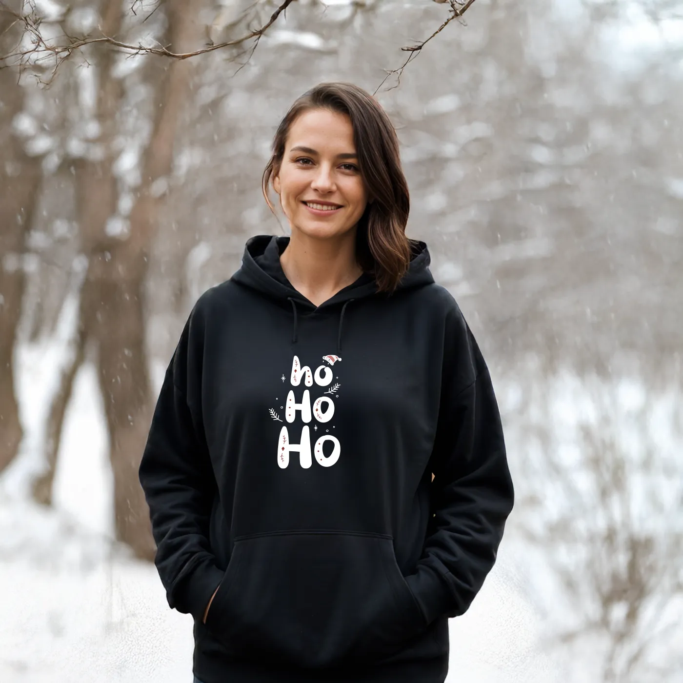 SALE "Ho Ho Ho" Relaxed Fit Classic Unisex Hoodie