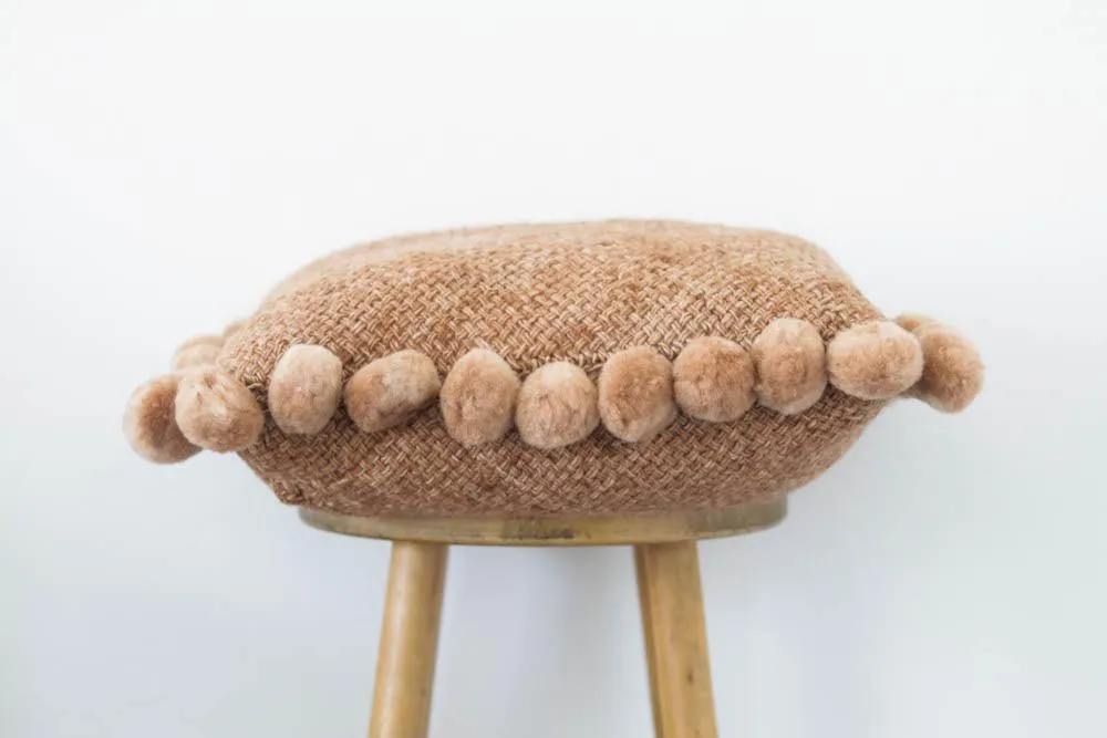 Salta Pom Pom 20" Pillow in Amber