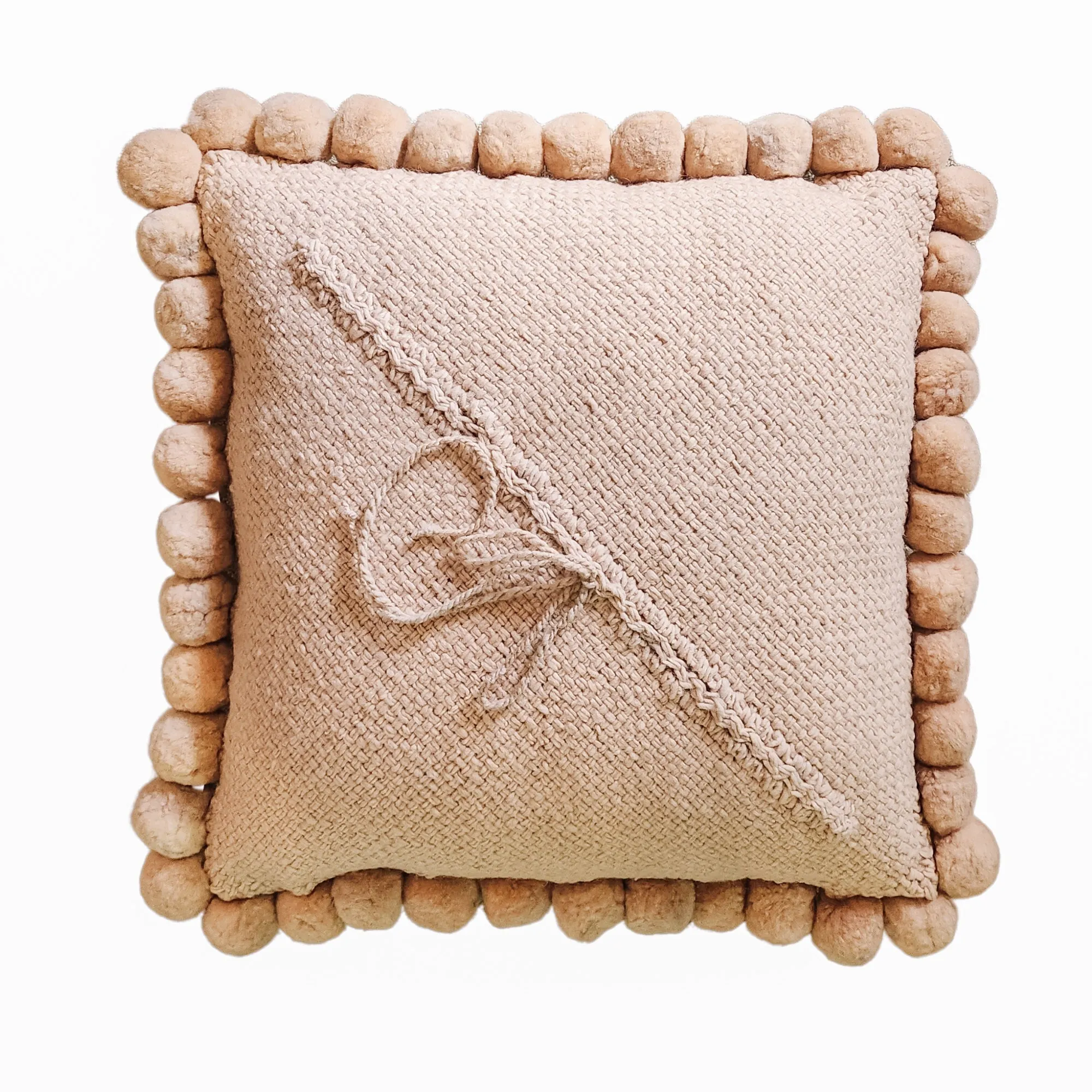 Salta Pom Pom 20" Pillow in Amber
